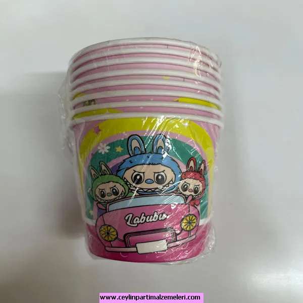 Labubu Temalı Karton Bardak